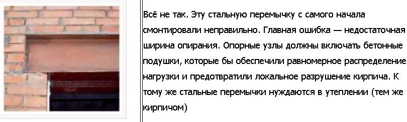 Неправильно встановлена ​​перемичка