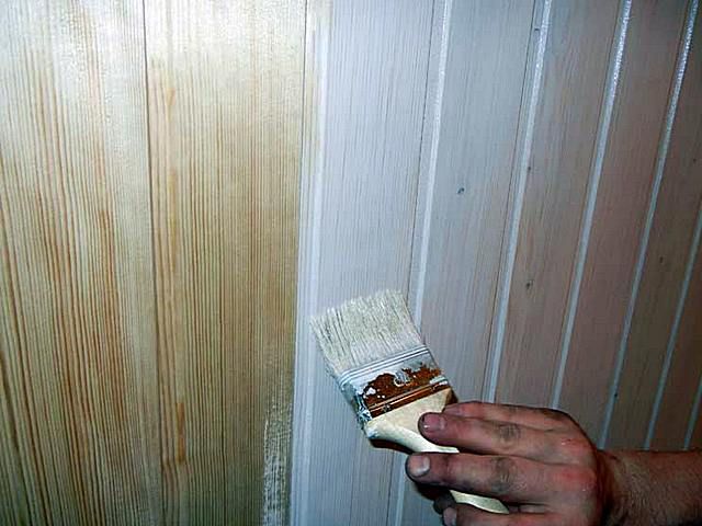 Фарбування вагонки своїми руками