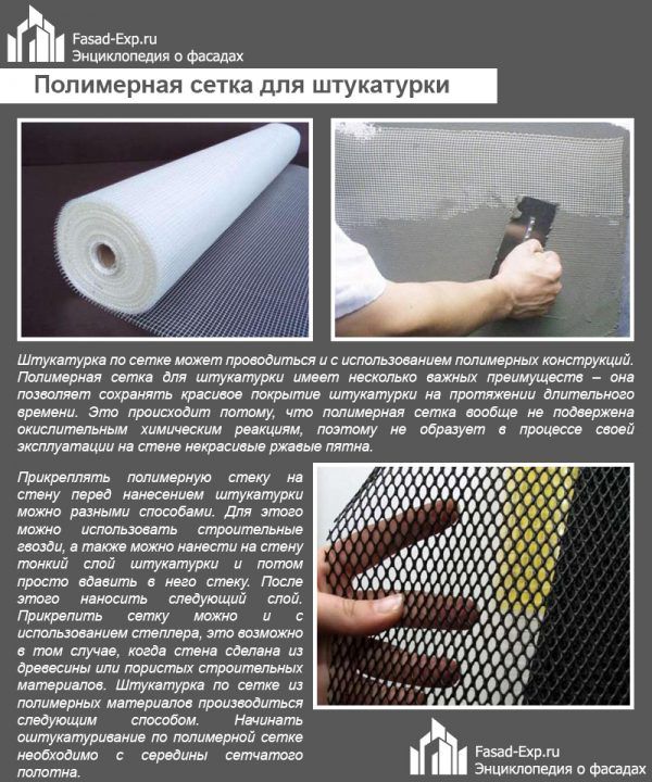 Полімерна сітка для штукатурки