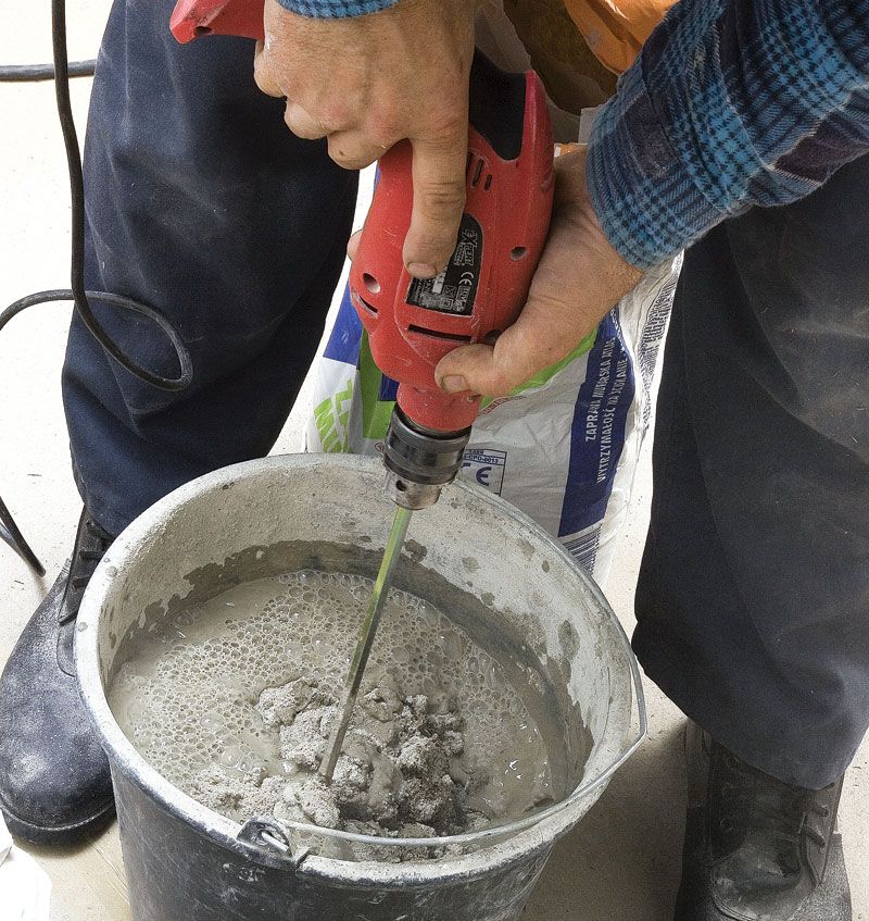 Приготування клейової суміші