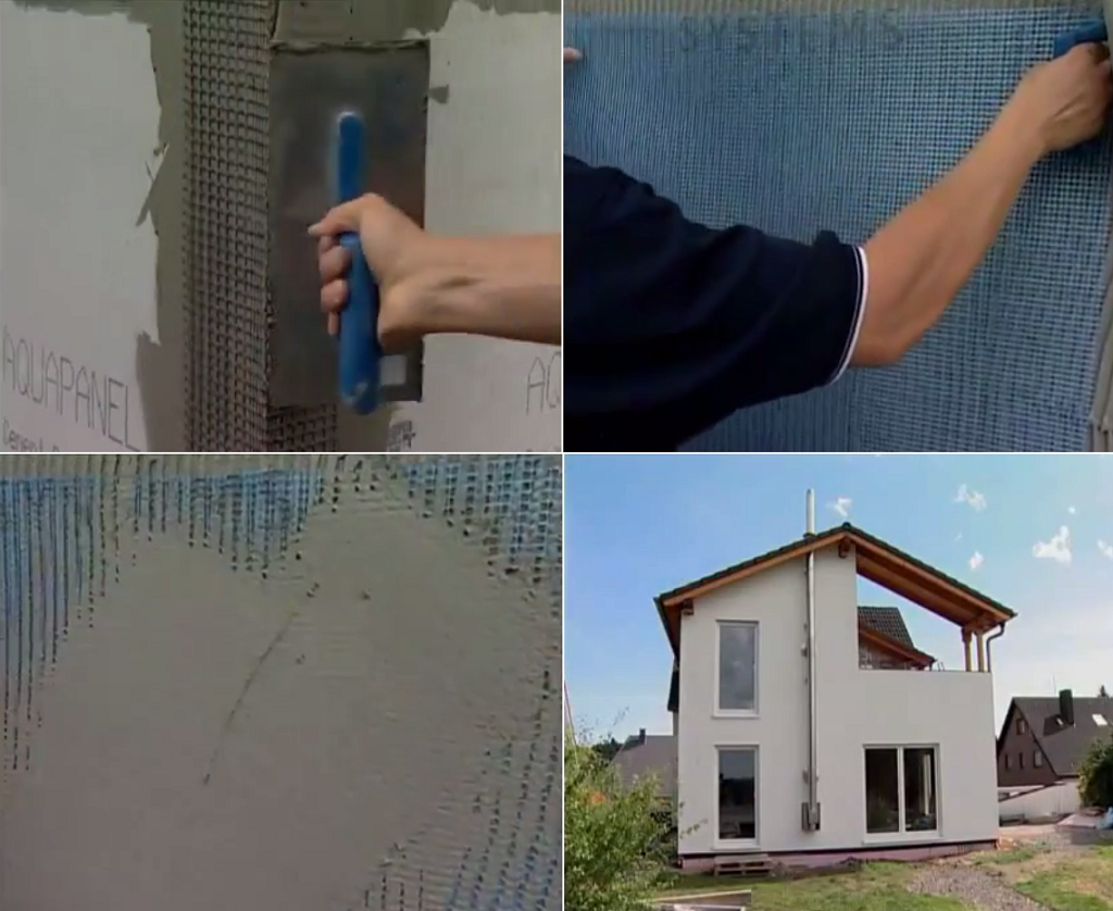 Приклеювання сітки