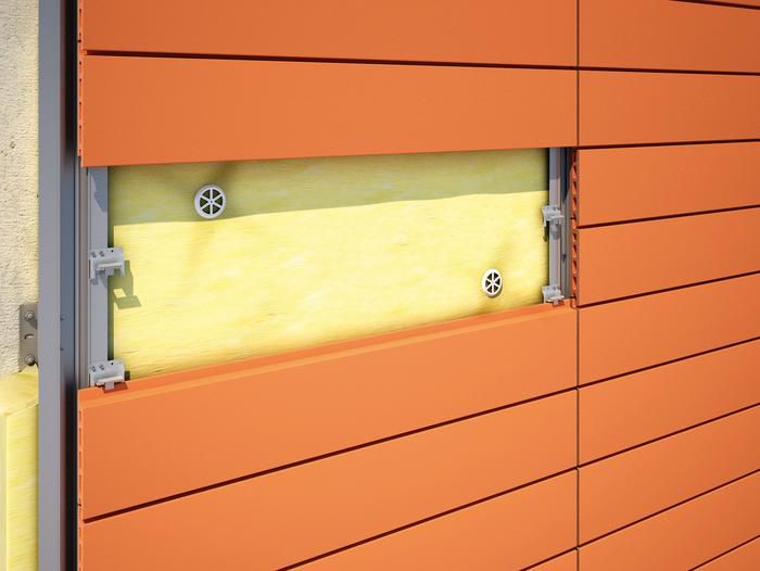 Орієнтовна схема вентиляційного фасаду