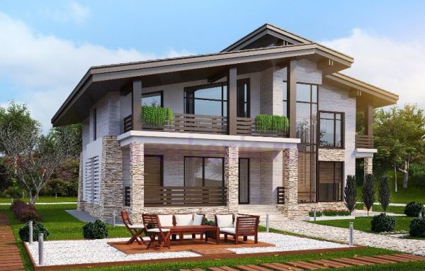 Проект будинку шале