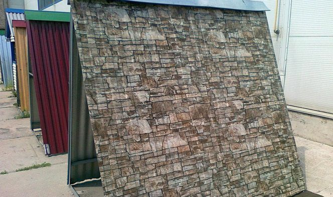 Профнастил з малюнком каменю