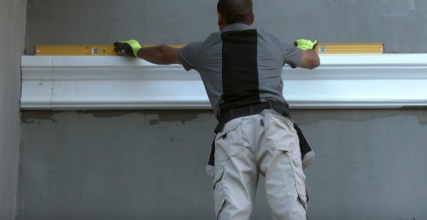 Перевірка горизонтальності формованих елементів