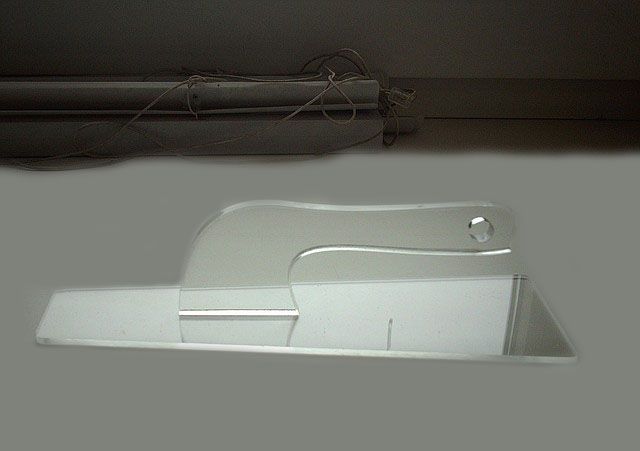 Прозорий пластиковий шпатель