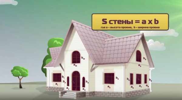 Розрахунок площі кожного отвору