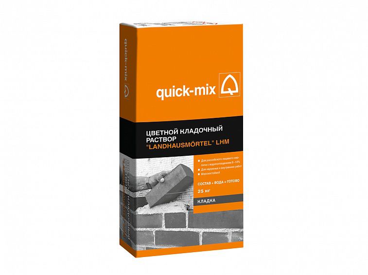 Розчин для кладки вітчизняної цегли Quick-mix LHM