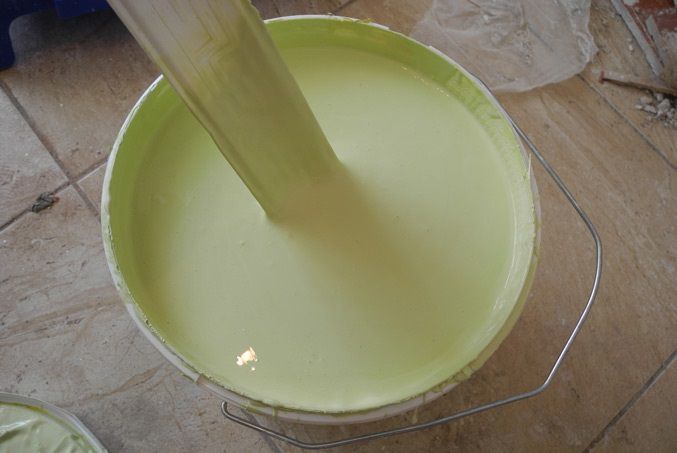 Перемішування фарби