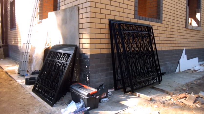 Решітки перед установкою