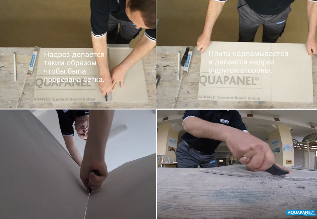 Порізка аквапанелей