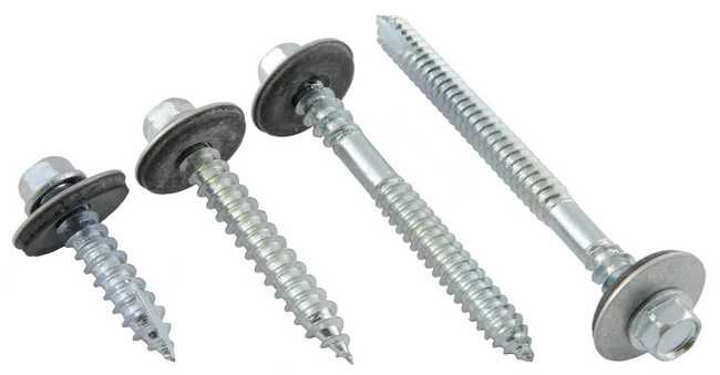 Саморізи для профнастилу різних розмірів і призначення