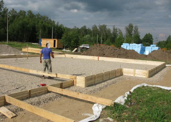 Монтаж опалубки