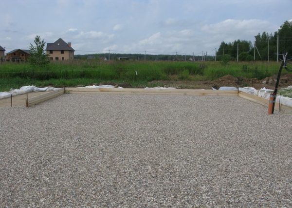 Монтаж опалубки для заливки фундаменту