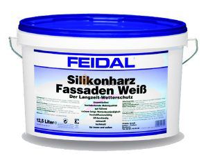 Silikonharz Fassaden Weiss