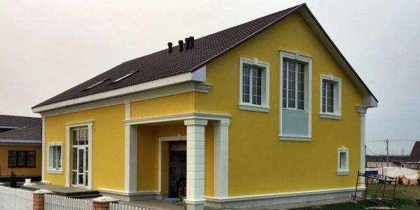 Силіконова штукатурка довго зберігає колір