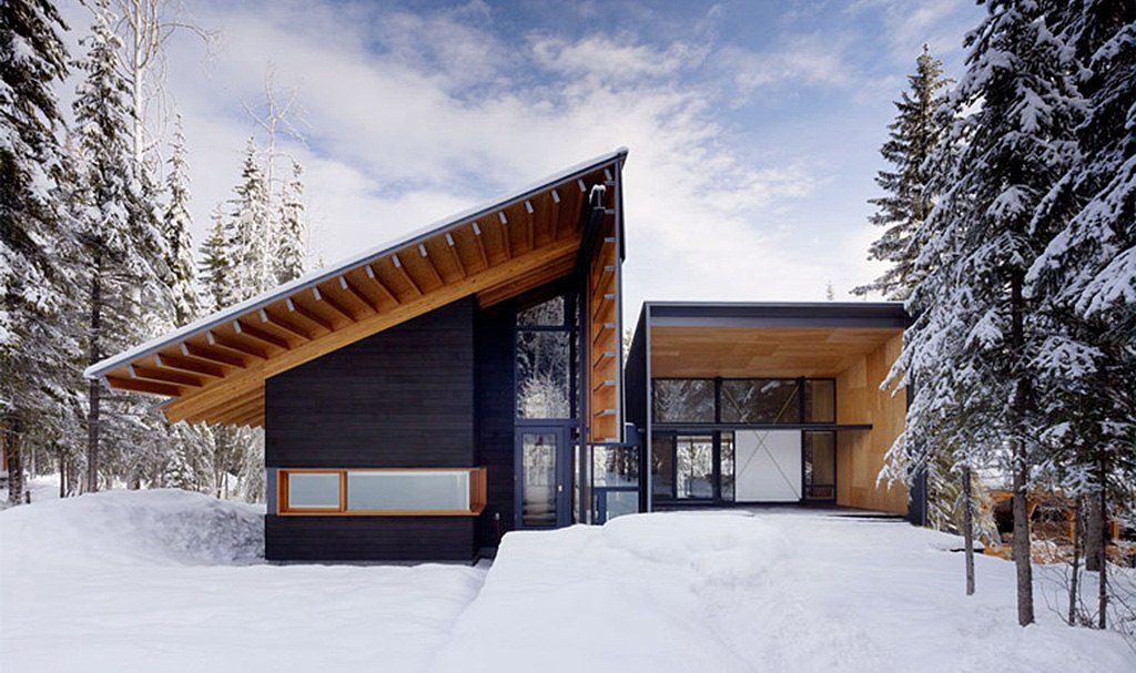 Скандинавський будинок в стилі мінімалізм