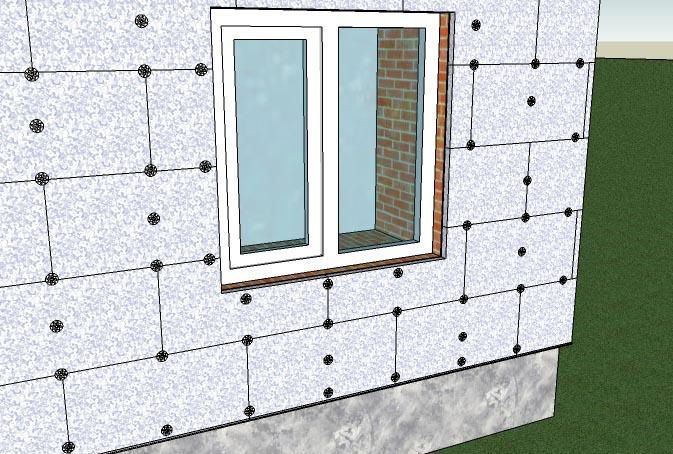 Схема дюбелювання