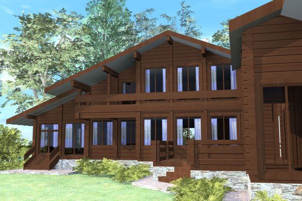 Стиль шале, проект