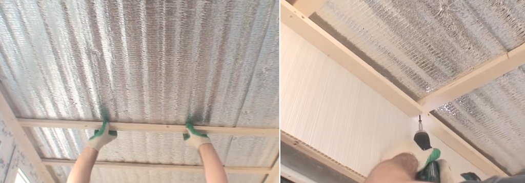 Монтаж і кріплення поперечних планок обрешітки