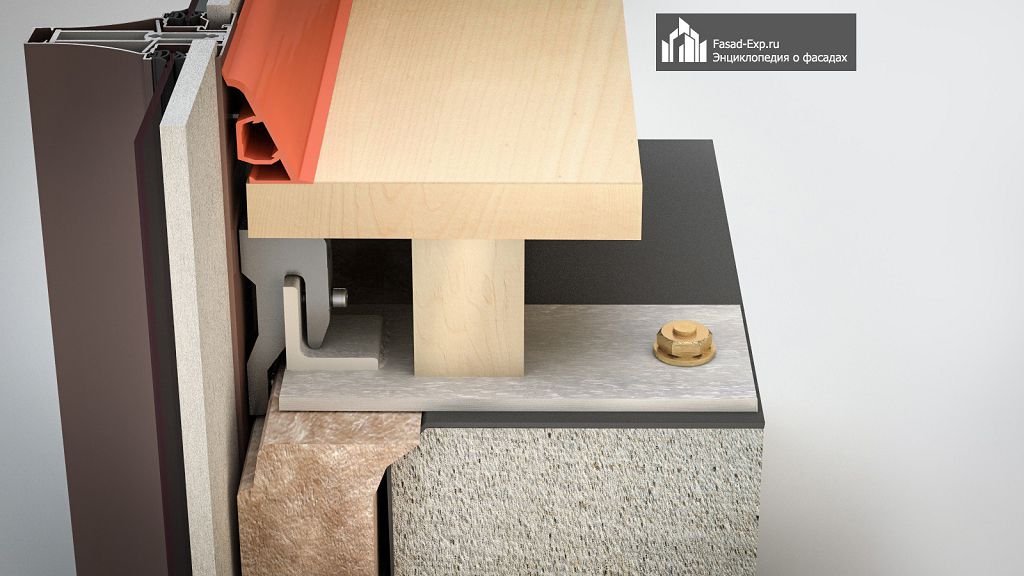 Вузол кріплення до міжповерхового перекриття