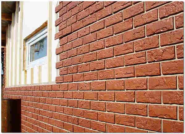 Вініловий сайдинг з виглядом цегли