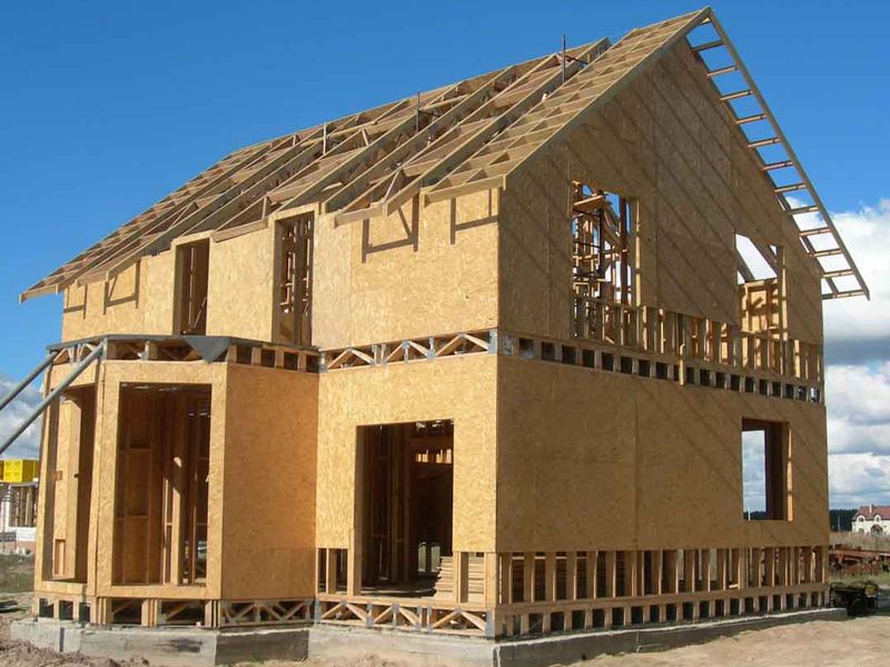 Зовнішня обробка каркасного будинку ОСБ плитами