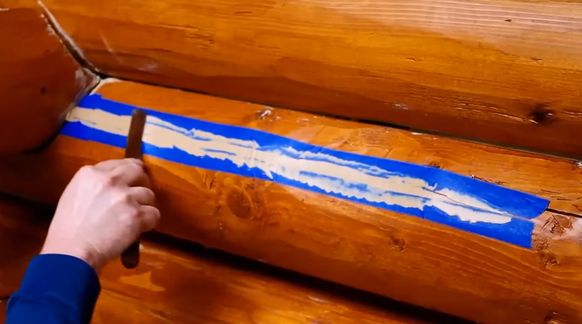 Розрівнювання герметика