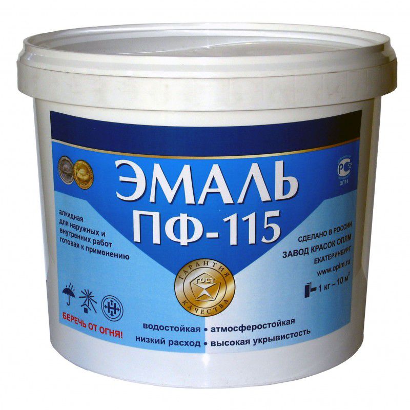 Емаль ПФ-115 алкідна для зовнішніх і внутрішніх робіт