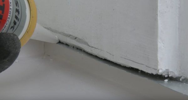 Закладення швів герметиком