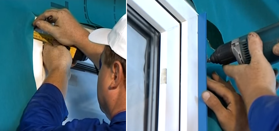 Заміри та встановлення стартової смуги схилу