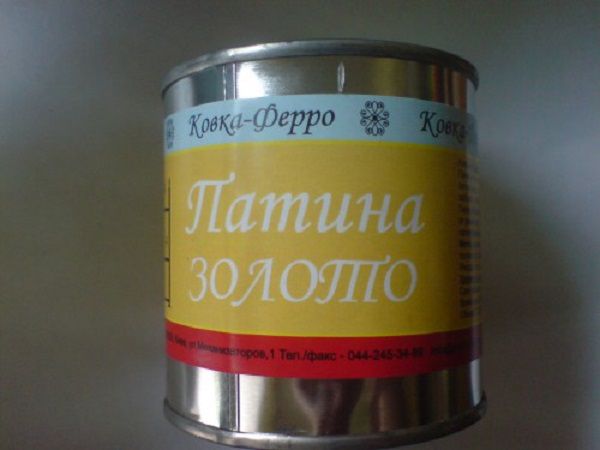 Золота патинована фарба для дерева
