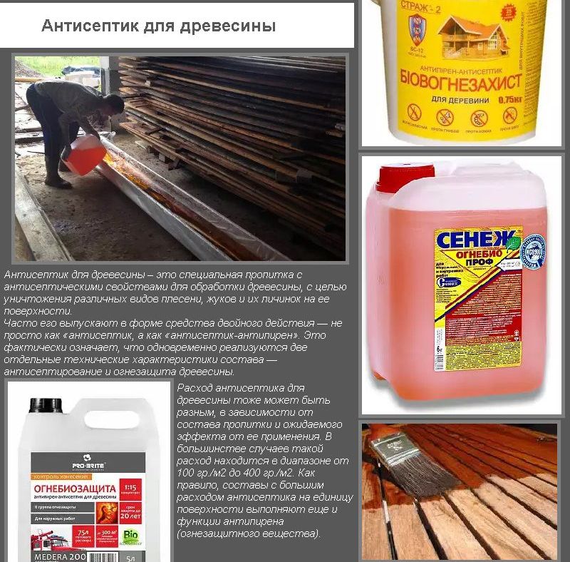 Антисептик для дерева