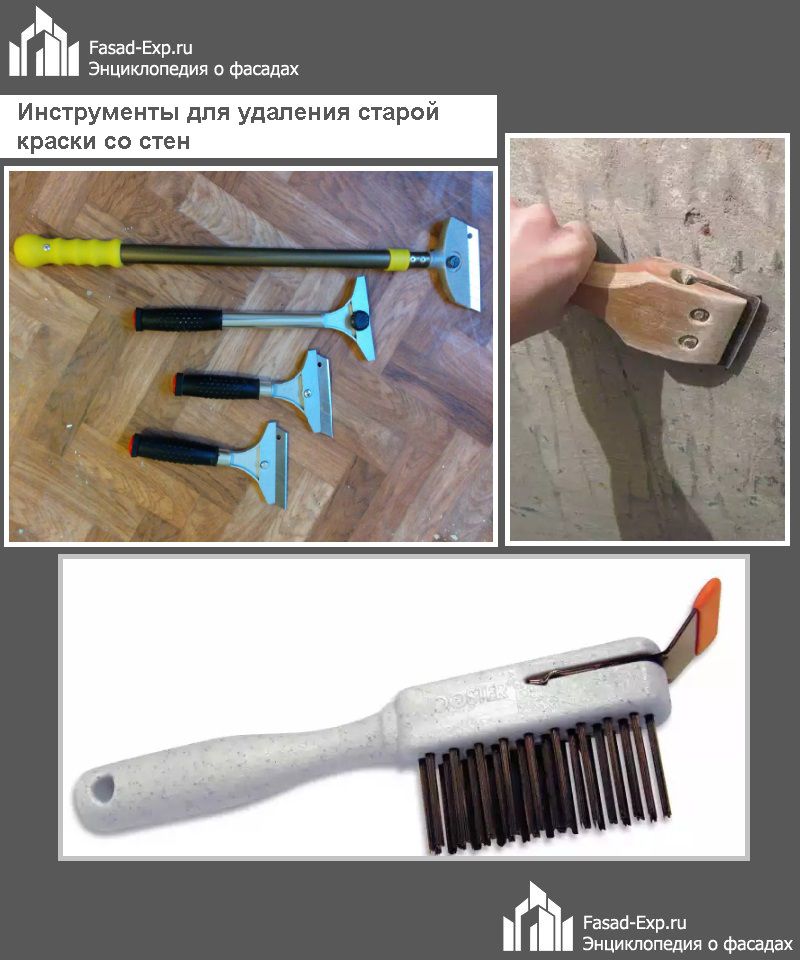 Інструменти для зняття старої фарби