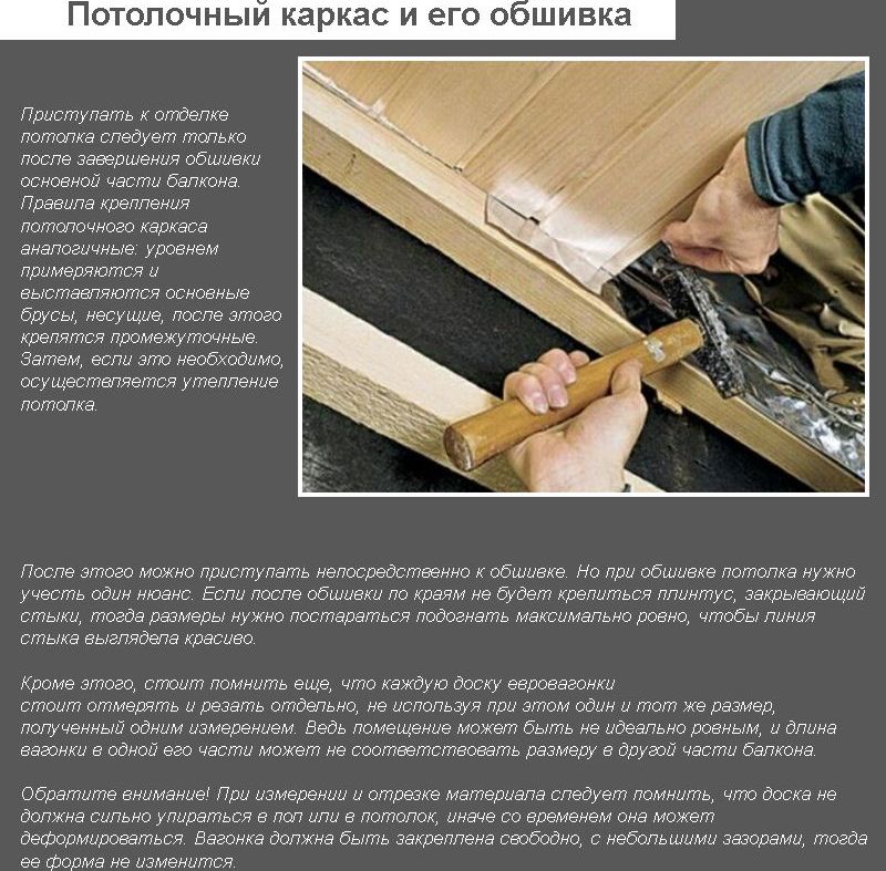Каркас стелі та його обшивка