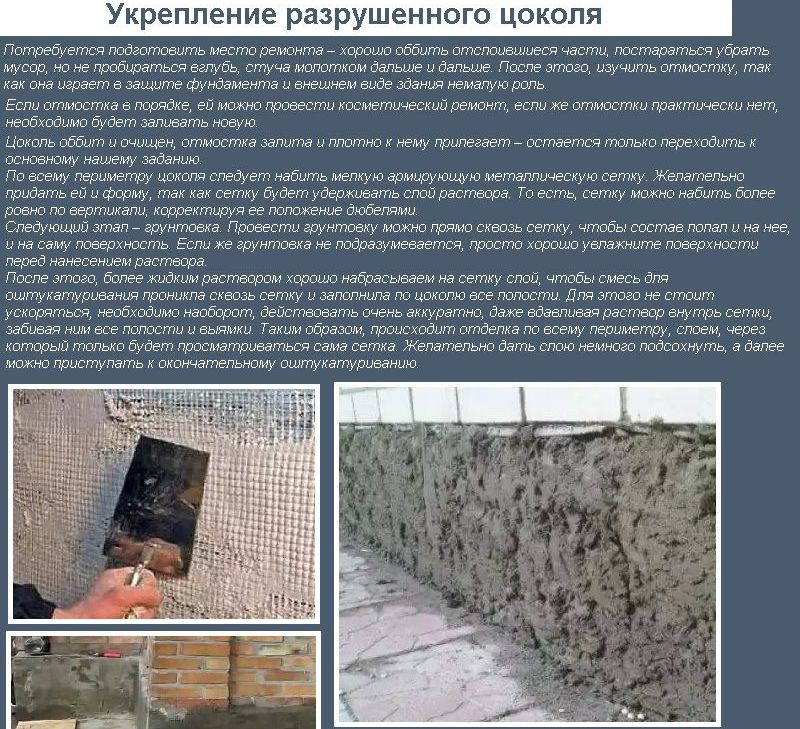 Зміцнення зруйнованої бази