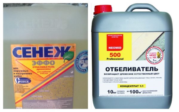 Існують хлорні і кисневі відбілювачі