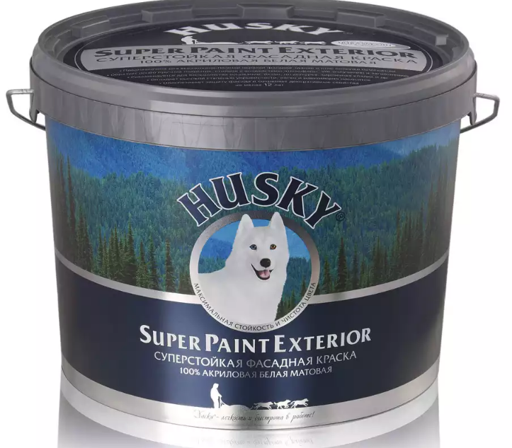 HUSKY [Husky] Super Paint Exterior – 100% акрилова надстійка фасадна фарба