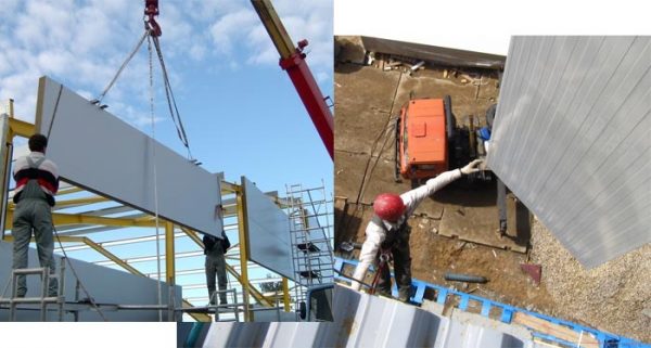 Для підняття сендвіч-панелей потрібні відповідні захвати