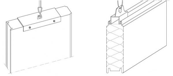 Для роботи з сендвіч панелями використовуються різні механічні пристрої.