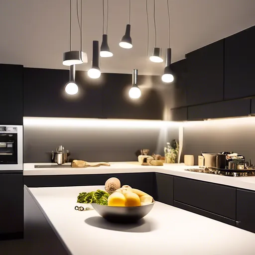 LED осветление за кухня