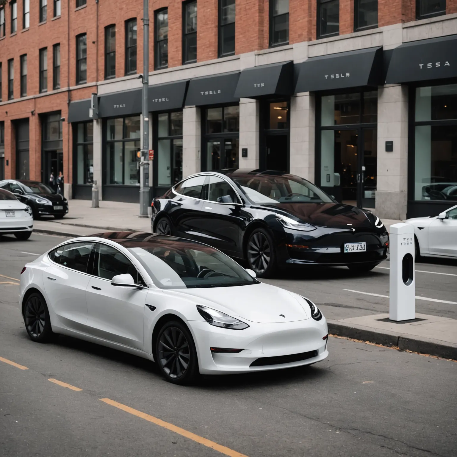 Tesla Model 3 и Polestar 2 - изглед отпред
