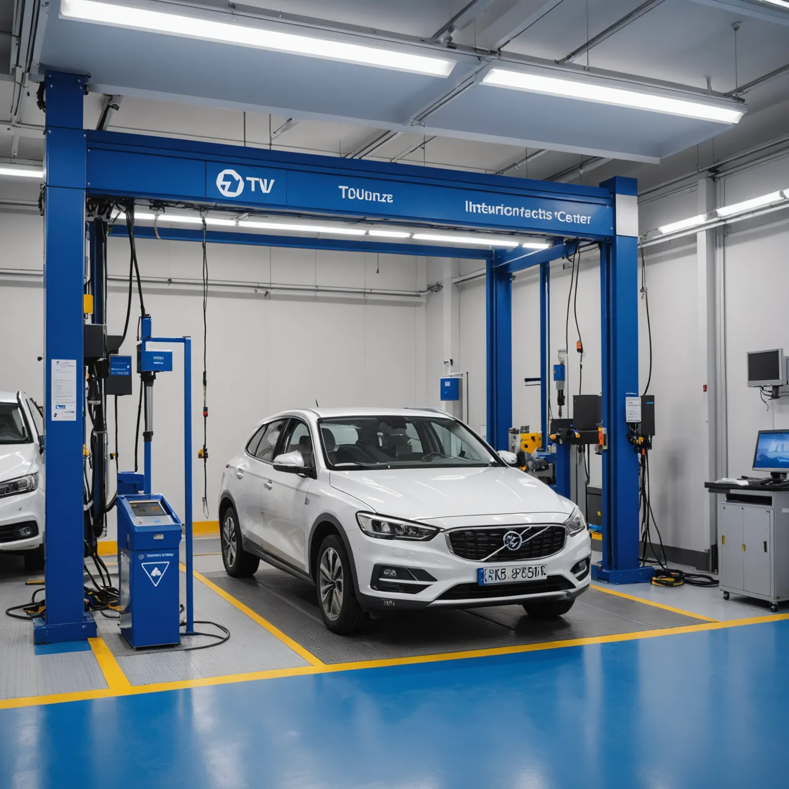 Лого на TÜV върху сграда в Германия