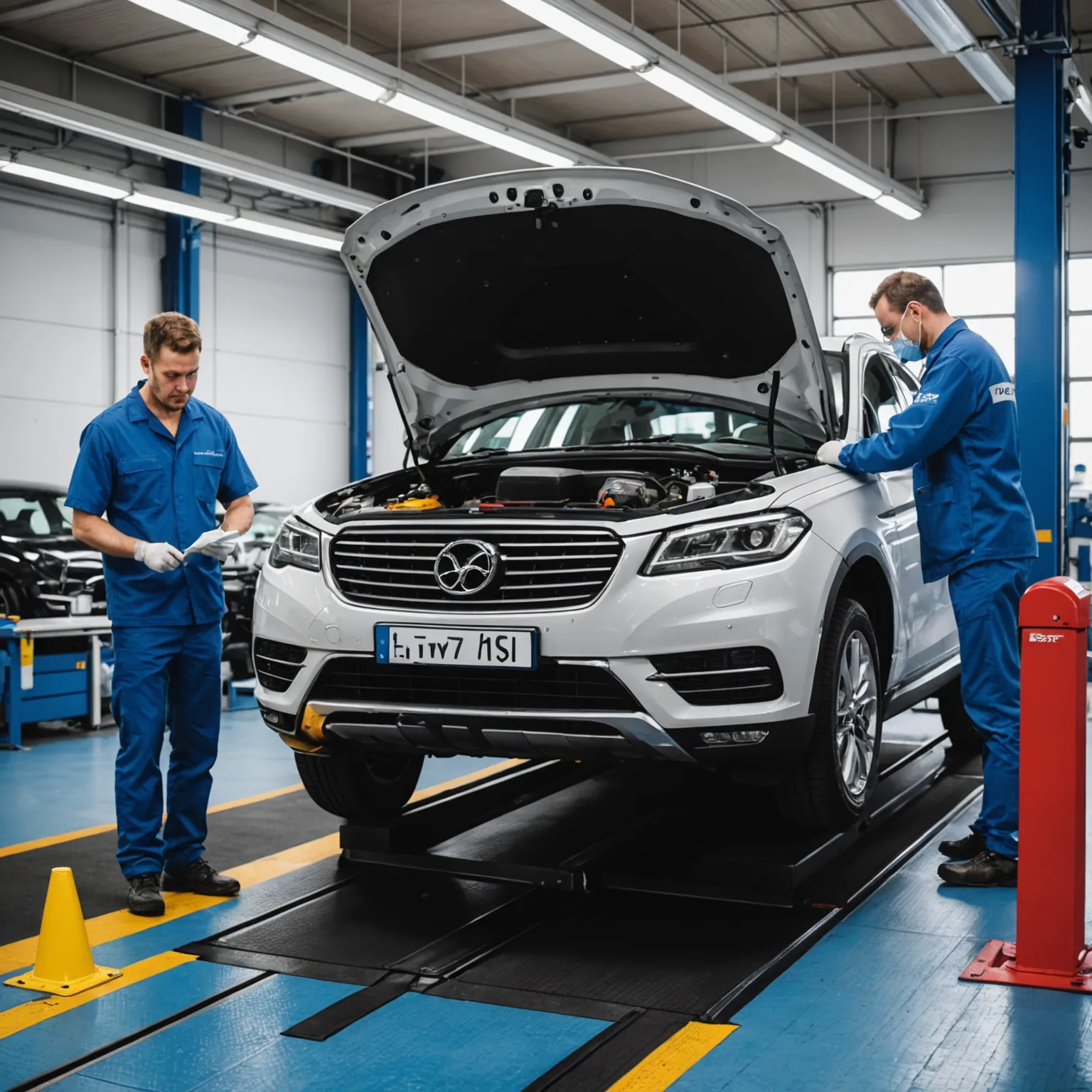 TÜV инспекционна станция в Германия