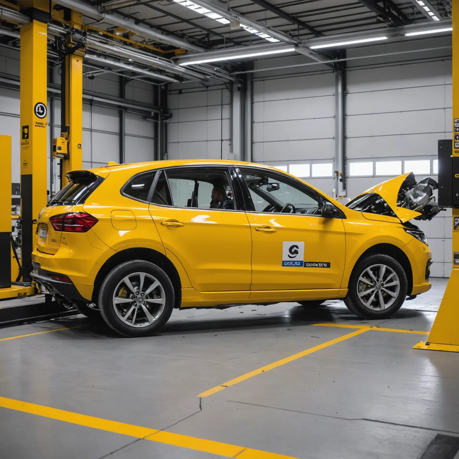 Процес на симулация на катастрофа EuroNCAP