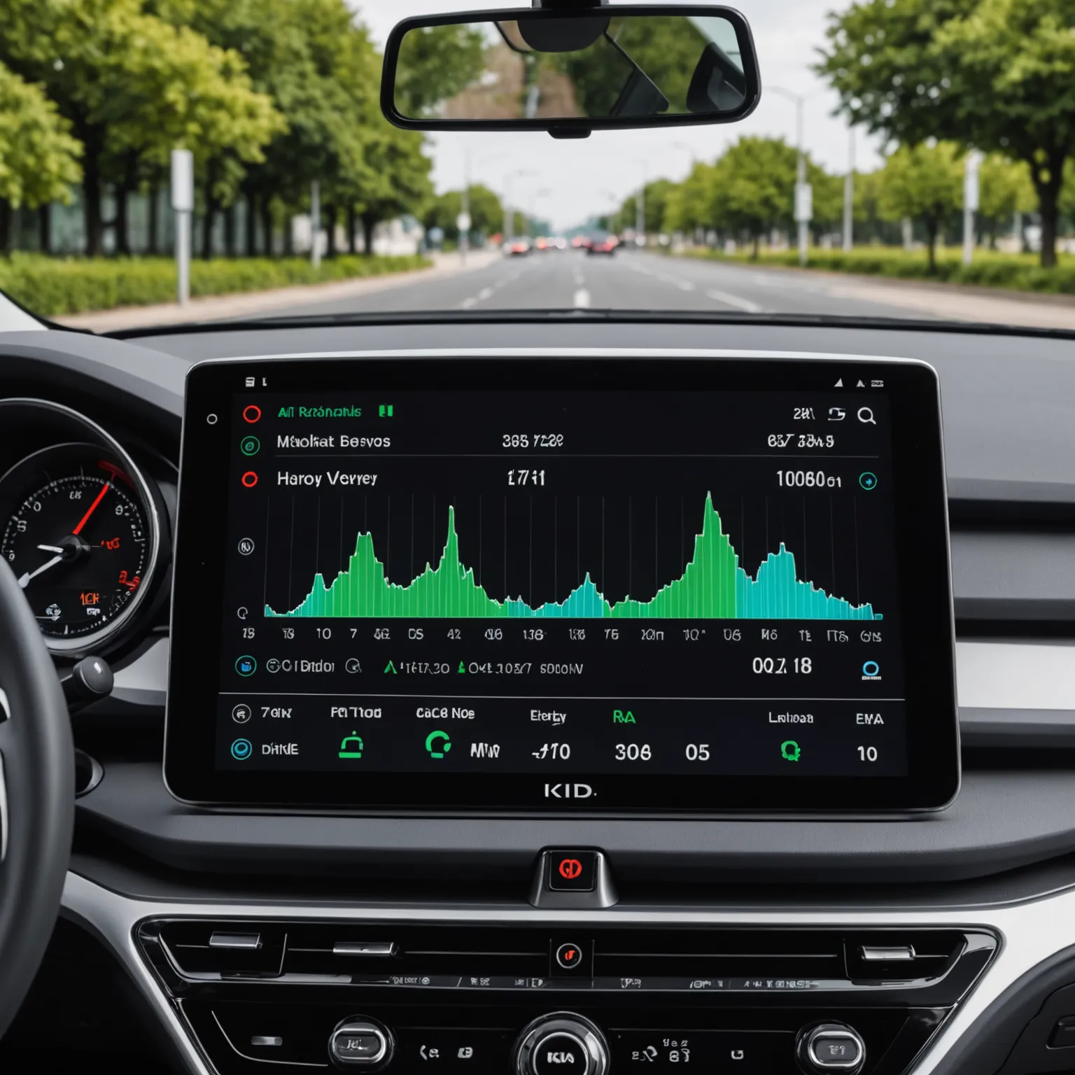 Графика за бързо зареждане на Kia EV6