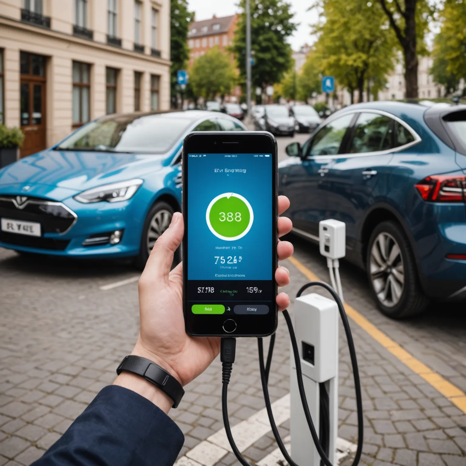 Шофиране с включено регенеративно спиране в Tesla