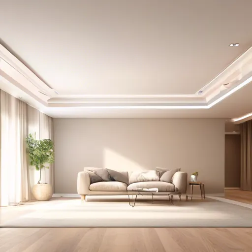 Двухуровневый потолок из гипсокартона: элегантность и практичность для дома.