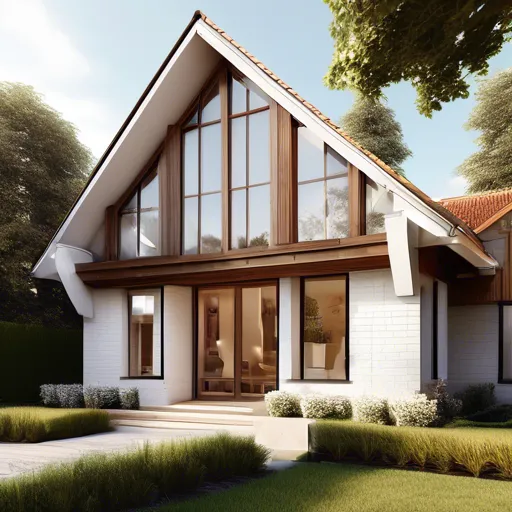 Стильные идеи оформления: 29 красивых фронтонов для домов