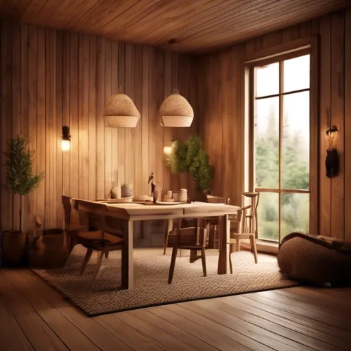 Кантри-стиль: деревянная отделка для уюта и естественности